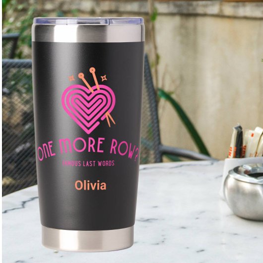 Eine weitere Reihe berühmter letzter Worte, die üb Thermobecher