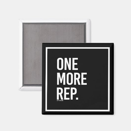 Eine weitere rep - - Gym Spaß -.png Magnet (Vorderseite/Rückseite)