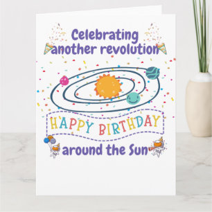 Eine weitere Revolution um die Sonne Karte