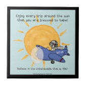 Eine weitere Rundreise um die Sonne Fliese (Vorderseite)