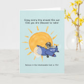 Eine weitere Rundreise um die Sonne Karte (Gelbe Blume)