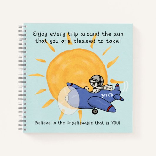 Eine weitere Rundreise um die Sonne Notizblock (Vorderseite)