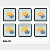 Eine weitere Rundreise um die Sonne Quadratischer Aufkleber (Blatt)