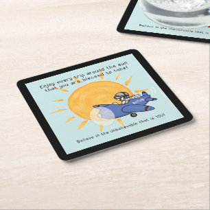 Eine weitere Rundreise um die Sonne Rechteckiger Pappuntersetzer