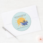 Eine weitere Rundreise um die Sonne Runder Aufkleber (Umschlag)