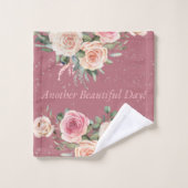 Eine weitere schöne Blume des Wassers Badhandtuch Set (Waschlappen)