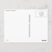 Eine weitere Straßenbahn in Rom Postkarte (Rückseite)