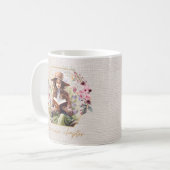 Eine weitere Tasse mit Textur-Hintergrund (Vorderseite Links)