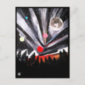 Eine weitere Weltmalerei von Alfred Fox Collvable Postkarte (Vorderseite)