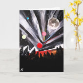 Eine weitere Weltmalerei von Alfred Fox Karte (Gelbe Blume)