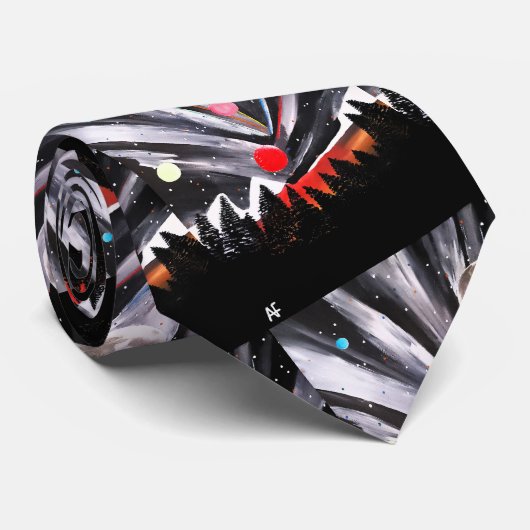 Eine weitere Weltmalerei von Alfred Fox Krawatte (Gerollt)