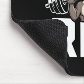 Eine weitere Wiederholung - Lustiger Bodybuilding- Mousepad (Ecke)