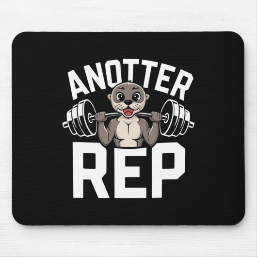 Eine weitere Wiederholung - Lustiger Bodybuilding- Mousepad (Vorne)