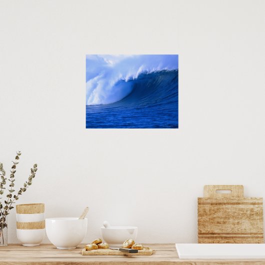 eine Welle abstürzt Poster (Küche)