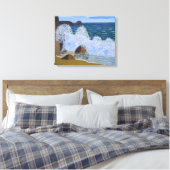 Eine Welle bricht am Strand Leinwanddruck (Insitu (Schlafzimmer))