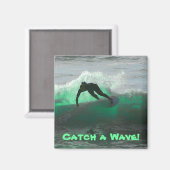 Eine Welle fangen Magnet (Vorderseite/Rückseite)