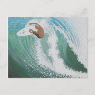 Eine Welle Postkarte