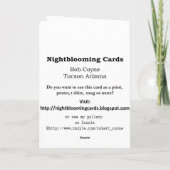 Eine Wellenkarte für Fahrradfans Karte (Rückseite)