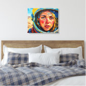 EINE WELT APART 18 LEINWANDDRUCK (Insitu (Schlafzimmer))