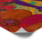 Eine Welt der Blume Poster (Ecke)