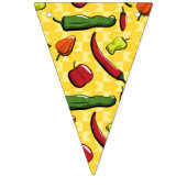 Eine Welt der Chili Paprikaschoten Banner (Erste Fahne)