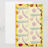 Eine Welt der Chili-Paprikaschoten-Geschichten Briefpapier (Vorne/Hinten)