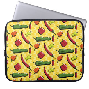 Eine Welt der Chili-Paprikaschoten - Laptop-Sieb Laptopschutzhülle