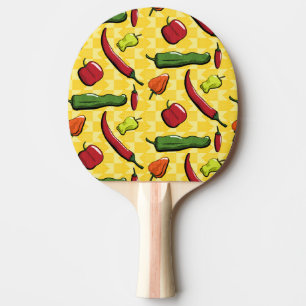Eine Welt der Chili-Pfeffer-Ping-Pong-Schläger Tischtennis Schläger