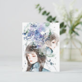 Eine Welt der Fantasie und Schönheit, Postkarte (Stehend Vorderseite)