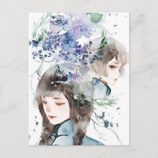 Eine Welt der Fantasie und Schönheit, Postkarte