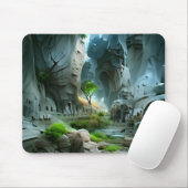 Eine Welt der Fantasy Landschaft Stadt Mousepad (Mit Mouse)