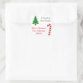 Eine Welt der guten Wünsche - Aufkleber auf Platz (Tasche)