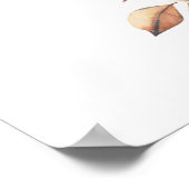 Eine Welt der Oktober fällt Herbst Poster (Ecke)