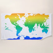 Eine Welt der Sonne Strandtuch (Vorderseite)