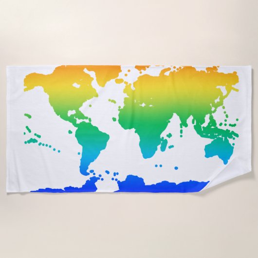 Eine Welt der Sonne Strandtuch (Vorderseite)