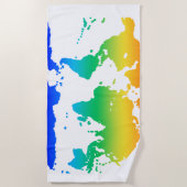 Eine Welt der Sonne Strandtuch (Vorderseite)