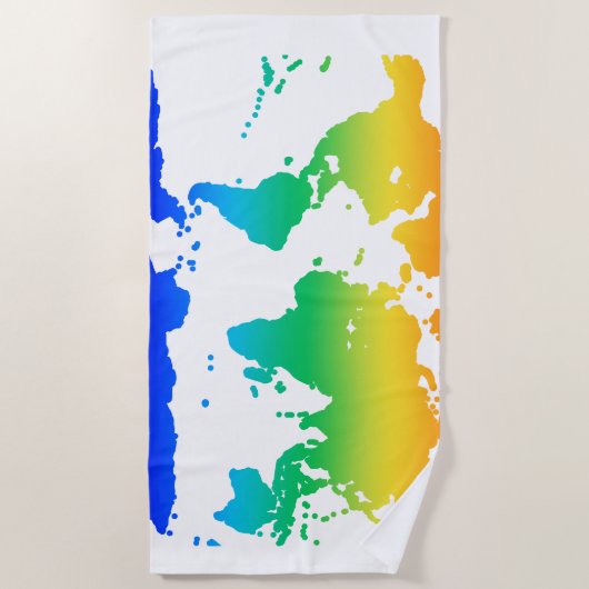 Eine Welt der Sonne Strandtuch (Vorderseite)