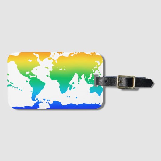 Eine Welt des Abenteuers Gepäckanhänger (Vorderseite (Horizontal))