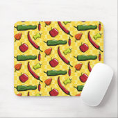 Eine Welt des Chilis Paprikaschoten Mousepad (Mit Mouse)