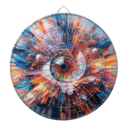 Eine Welt des Wunders beginnt mit der Vision Dartscheibe (vorne)