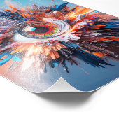 Eine Welt des Wunders beginnt mit der Vision Fotodruck (Ecke)