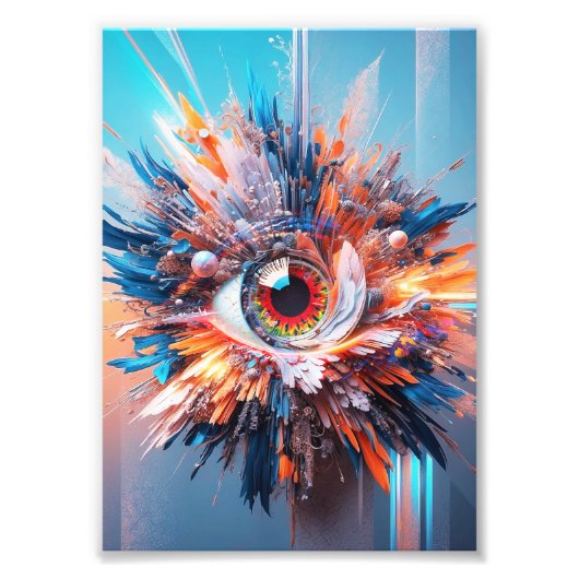 Eine Welt des Wunders beginnt mit der Vision Fotodruck (Vorne)