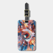 Eine Welt des Wunders beginnt mit der Vision Gepäckanhänger (Vorderseite vertikal)