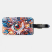 Eine Welt des Wunders beginnt mit der Vision Gepäckanhänger (Rückseite horizontal)