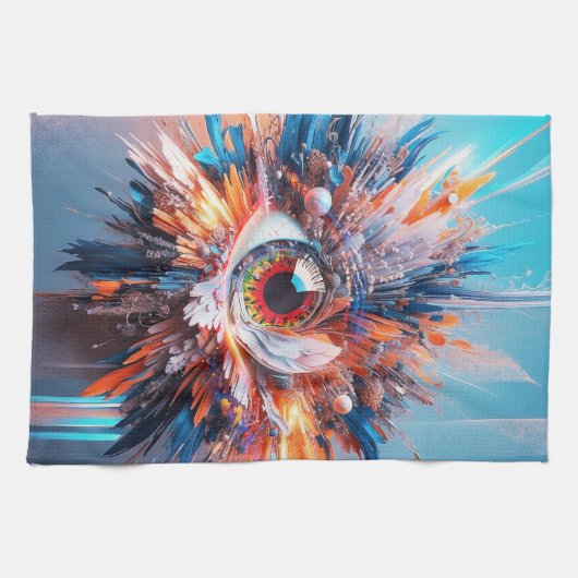 Eine Welt des Wunders beginnt mit der Vision Geschirrtuch (Horizontal)