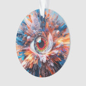 Eine Welt des Wunders beginnt mit der Vision Ornament (Vorderseite)
