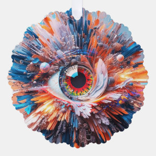 Eine Welt des Wunders beginnt mit der Vision Ornament Karte