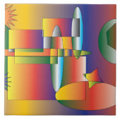 Eine Welt des Wunders und der Entdeckung Fliese (Vorderseite)