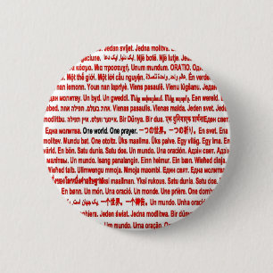 Eine Welt. Ein Gebet Button