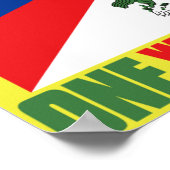 EINE WELT EIN TRAUM FREE TIBET POSTER (Ecke)